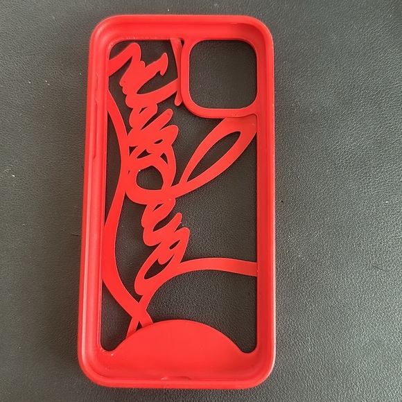 Christian Louboutin iPhone 11 Red Case With Dust Bag and Box - Picture 11 of 13